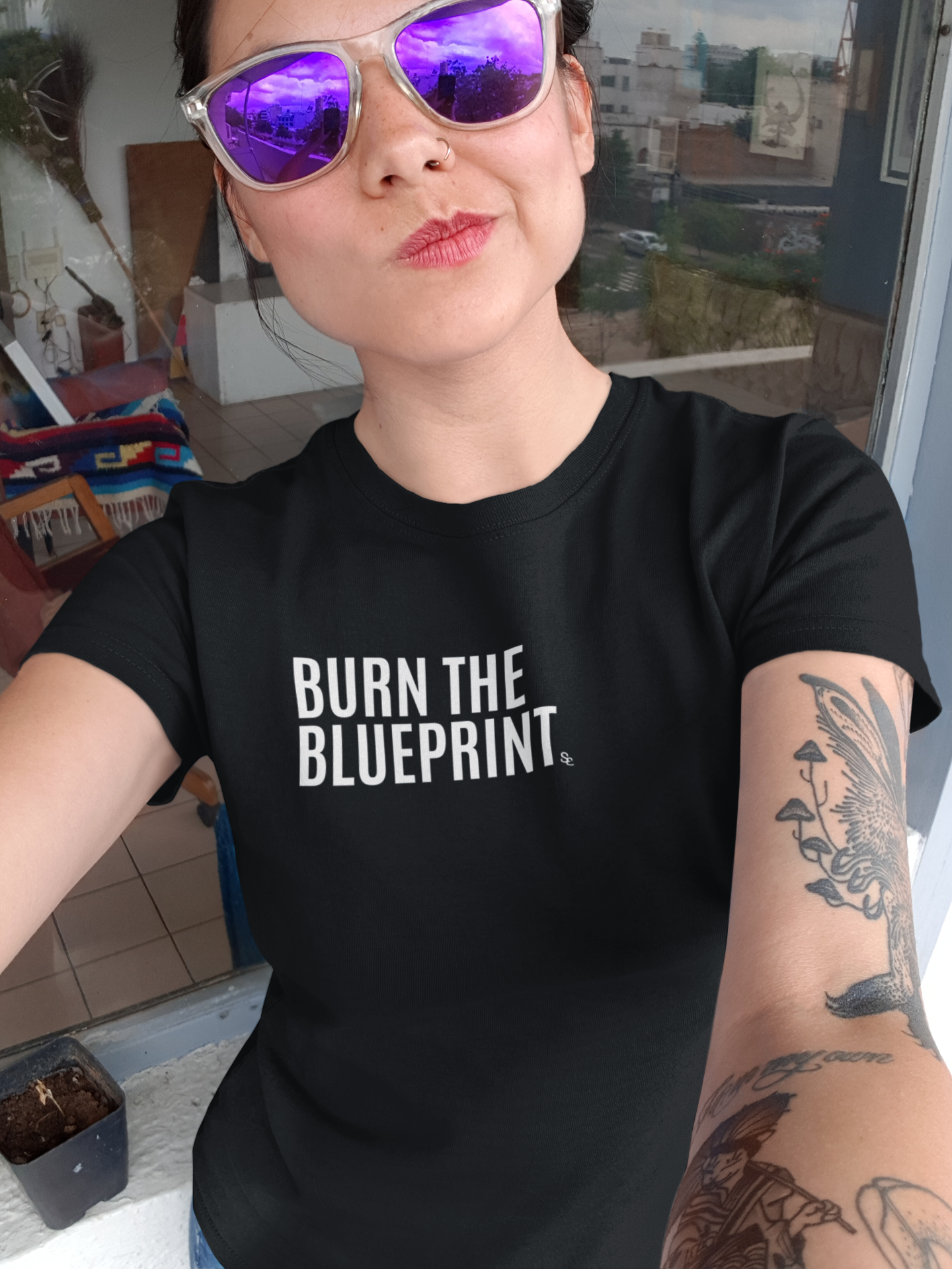 Burn The Blueprint Tee